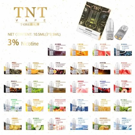 (10盒送皮革主機）TNT煙彈  1盒3入 4ml/顆 通用一代主機